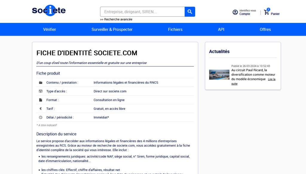 Societe.com : Qu'est ce que c'est ? A quoi ça sert ?